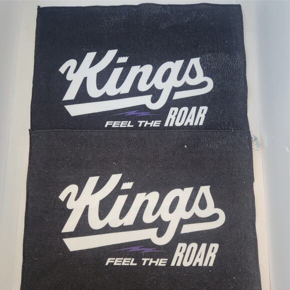 Sacramento Kings Towels 17.5x15 Set of 2 - Picture 1 of 2